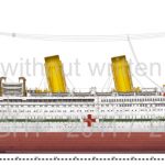 An artist's view of Britannic as a hospital ship.