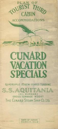 Aquitania TouristThird Plans